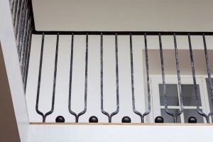 Ramp "Diapason" welded wrought iron in the forge